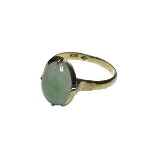 K18 18金 ネフライト リング